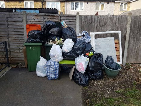 Modern disposal and recycling in flat clearance